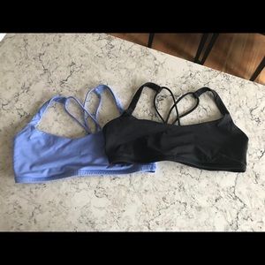 Lululemon free to be set of 2 bras size 12